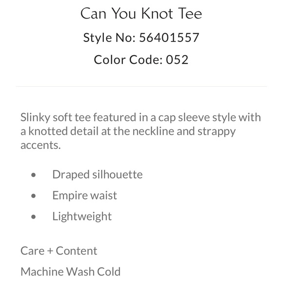 FREE PEOPLE Intimately Acai Silky Stretch Strappy Baby Tee XS NWT - Picture 6 of 10